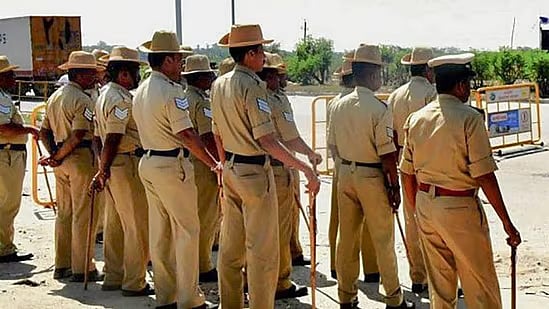 PTI : Karnataka Police on duty.(Representational image) |